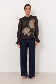 Manning Chandon Print Long Sleeve Top (Print)