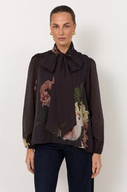 Penelope Chandon Print Long Sleeve Top (Print)