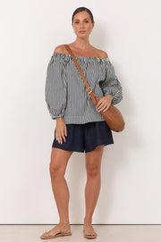 Maggie Woven Moon Cross Body Bag (Tan)