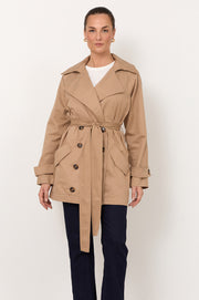 Paris Short Trench (Camel)