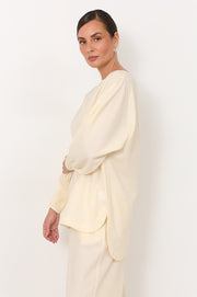 Olas Batwing Top (Butter Yellow)