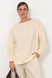 Olas Batwing Top (Butter Yellow)