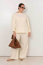 Olas Batwing Top (Butter Yellow)