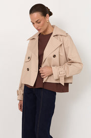 Nessa Cropped Trench (Sand)