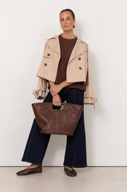 Nessa Cropped Trench (Sand)
