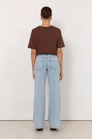 Kaylee Side Panel Detail Jeans (Light Denim)