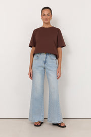 Kaylee Side Panel Detail Jeans (Light Denim)