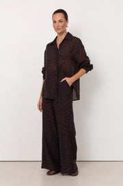 Harper Zebra Print Pant (Zebra)