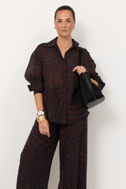 Orla Zebra Print Shirt (Zebra)