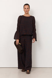 Johanna Zebra Print Top (Zebra)