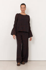 Johanna Zebra Print Top (Zebra)