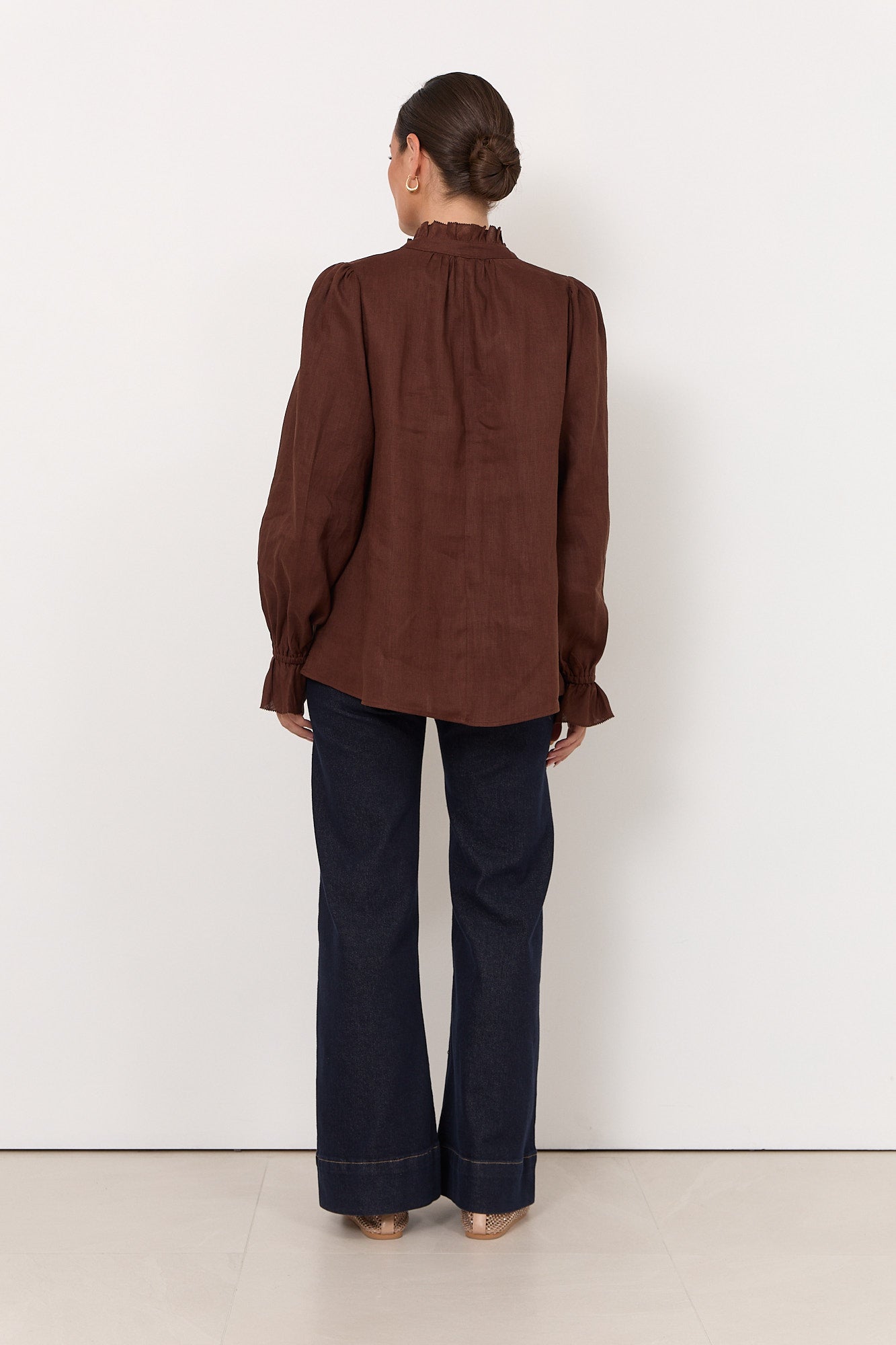 Zandrel | Elegant Off-Shoulder Top & Wide-Leg Striped Pants