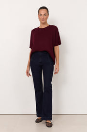 Miro Slim Bootleg Jean (Dark Denim)