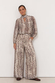 Penelope Snake Print Top (Print)