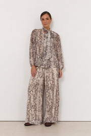 Penelope Snake Print Top (Print)