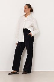 Nisha Velvet Pant (Black)