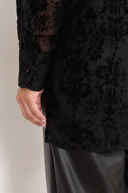 Estelle Burnout Shirt (Black)