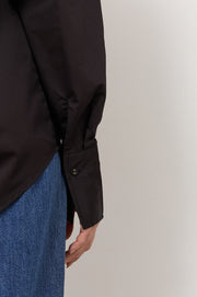 Raya Poplin Shirt (Black)