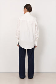 Raya Poplin Shirt (White)