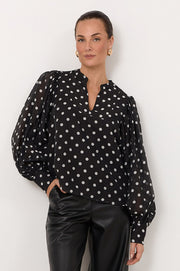 Miranda Long Sleeve Top (Spot)