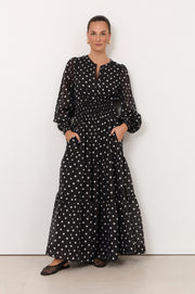 Violette Maxi Dress (Spot)