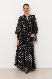 Violette Maxi Dress (Spot)