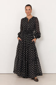 Violette Maxi Dress (Spot)