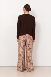 Asani Wide Leg Pant (Leopard)