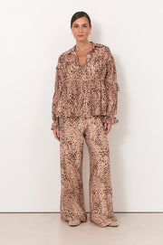 Asani Wide Leg Pant (Leopard)
