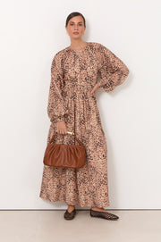 Melissa Maxi Dress (Leopard)