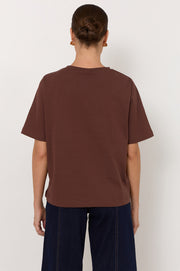 Orion Cotton Tee (Chocolate)