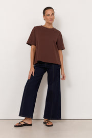 Orion Cotton Tee (Chocolate)