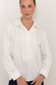 Yuri Poplin Shirt (White)