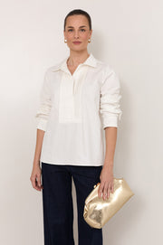 Yuri Poplin Shirt (White)