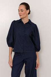 Daisy Lightweight Denim Shirt (Denim)