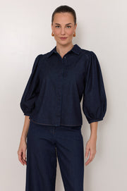 Daisy Lightweight Denim Shirt (Denim)