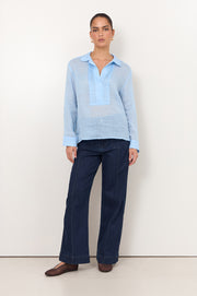 Yuri Ramie Shirt (Blue)