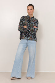 Lilian Embroidered Shirt (Print)