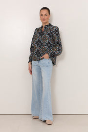 Lilian Embroidered Shirt (Print)