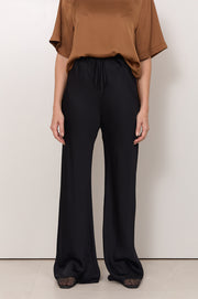 Cairo Bias Cut Pant (Black)