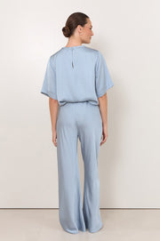 Cairo Bias Cut Pant (Blue)