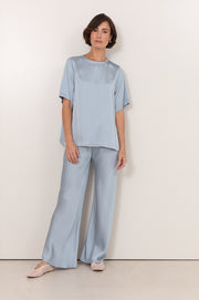 Cairo Bias Cut Pant (Blue)