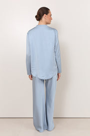 Sacha Long Sleeve Top (Blue)