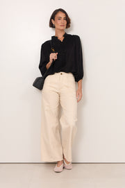 Tinsley Cupro Top (Black)