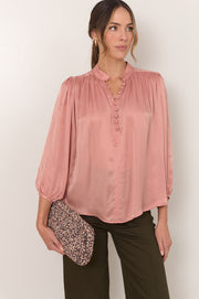 Tinsley Cupro Top (Rose)