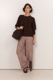 Harper Animal Print Pant (Print)