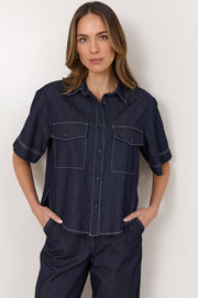 Cove Lightweight Denim Shirt (Denim)