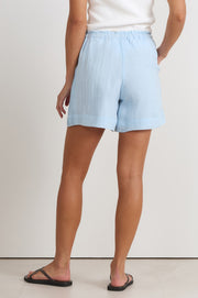 Jude Pleated Short (Blue)