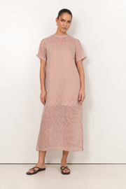 Chicago Ramie Stripe Maxi Dress (Stripe)