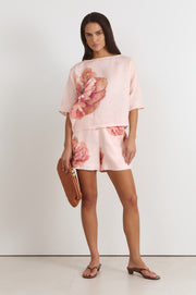 Trinity Linen Short (Piccadilly Print)